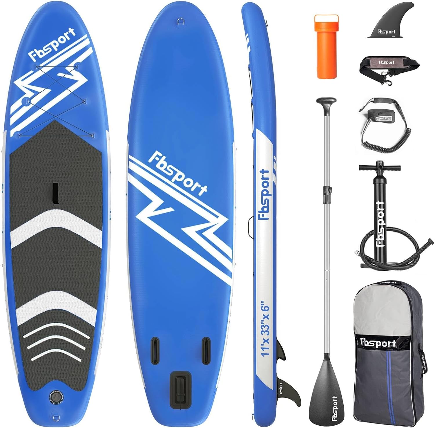 2025 Premium-Stand-Up-Paddle-Board, Yoga-Board mit strapazierfähigem SUP-Zubehör und Tragetasche | Breiter Stand, Surf-Kontrolle, rutschfestes Deck, Leine, Paddel und Pumpe für Jugendliche und Erwachsene