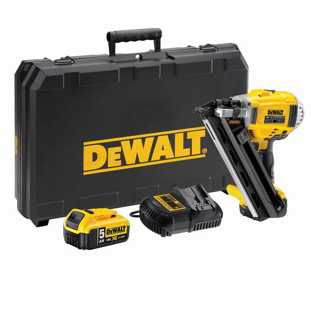 2025 18V/2x5Ah Zwei-Stufen Akku-Nagler&Klammergeräte 90mm (DeWALT DCN692P2-QW)