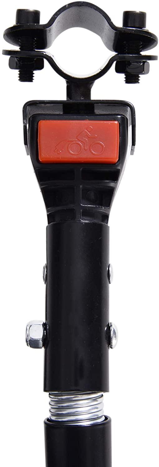 2025 Aosom Faltbarer Fahrradanhänger mit Anhängerkupplung, 36 kg Tragkraft, 40,6 cm Räder, schwarz