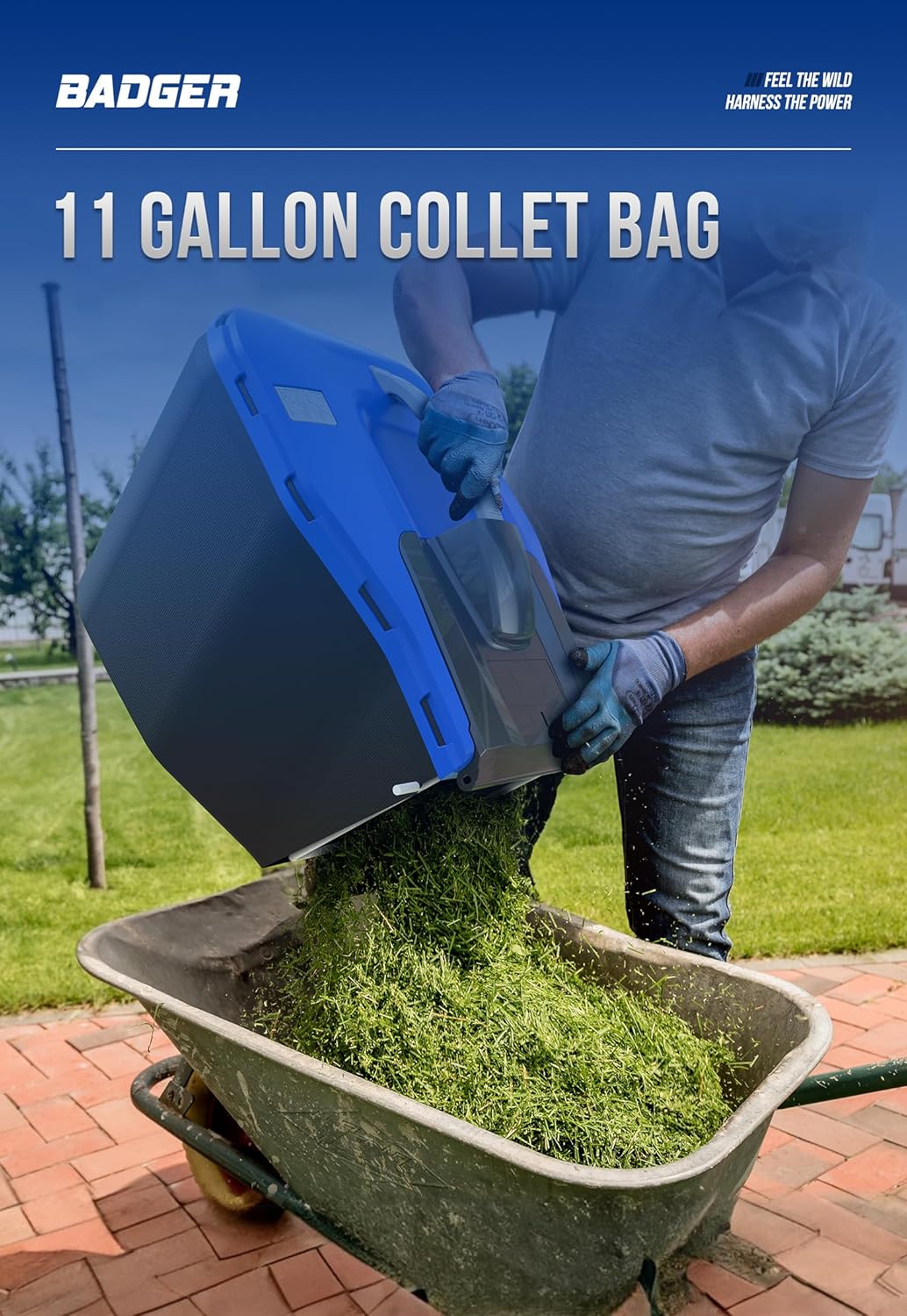 2025 Rasenmäher, 40 V, bürstenlos, 16 Zoll, kabellos, 5 Schnitthöheneinstellungen, elektrischer Rasenmäher, schnell zusammenklappbar in 5 Sekunden, 20 V*2 4,0 Ah Akku und Super-Ladegerät im Lieferumfang enthalten.