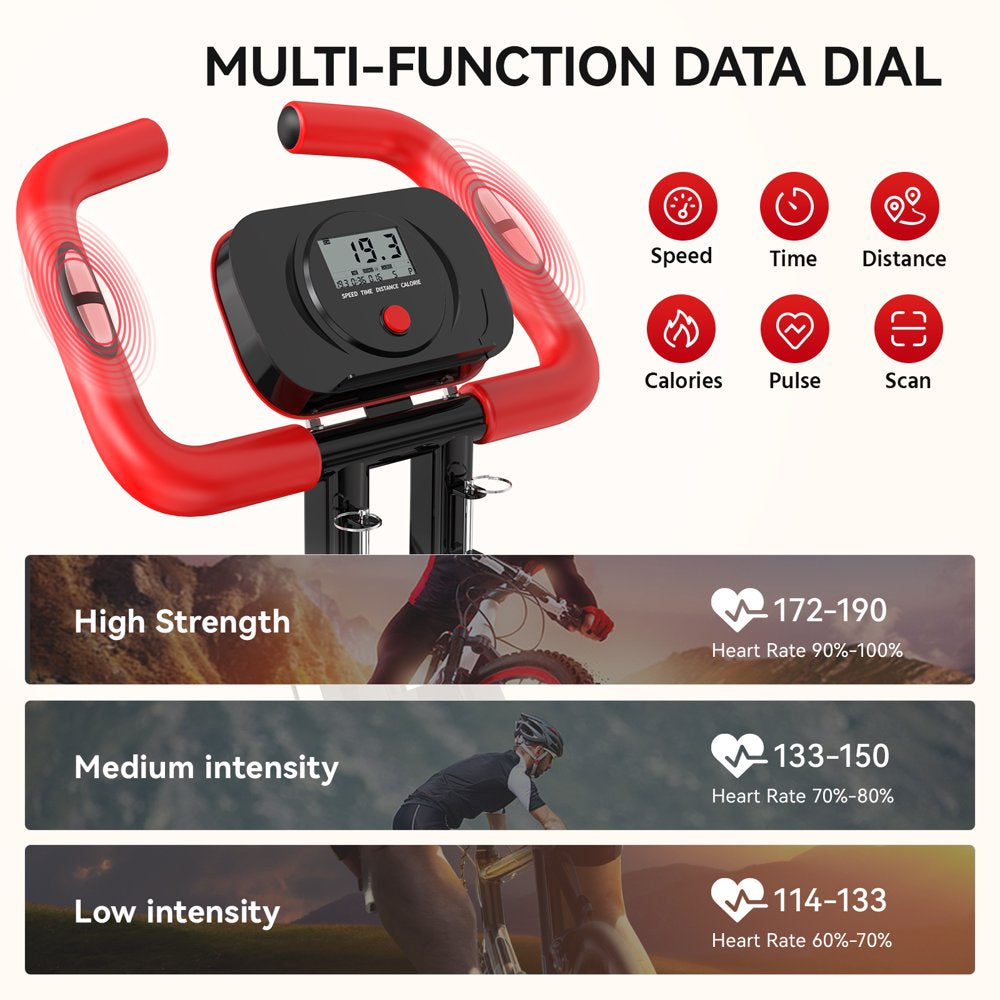 2025 Pooboo 3 In 1 Faltbare Heimtrainer Indoor Cycling Bike Workout 300Lb