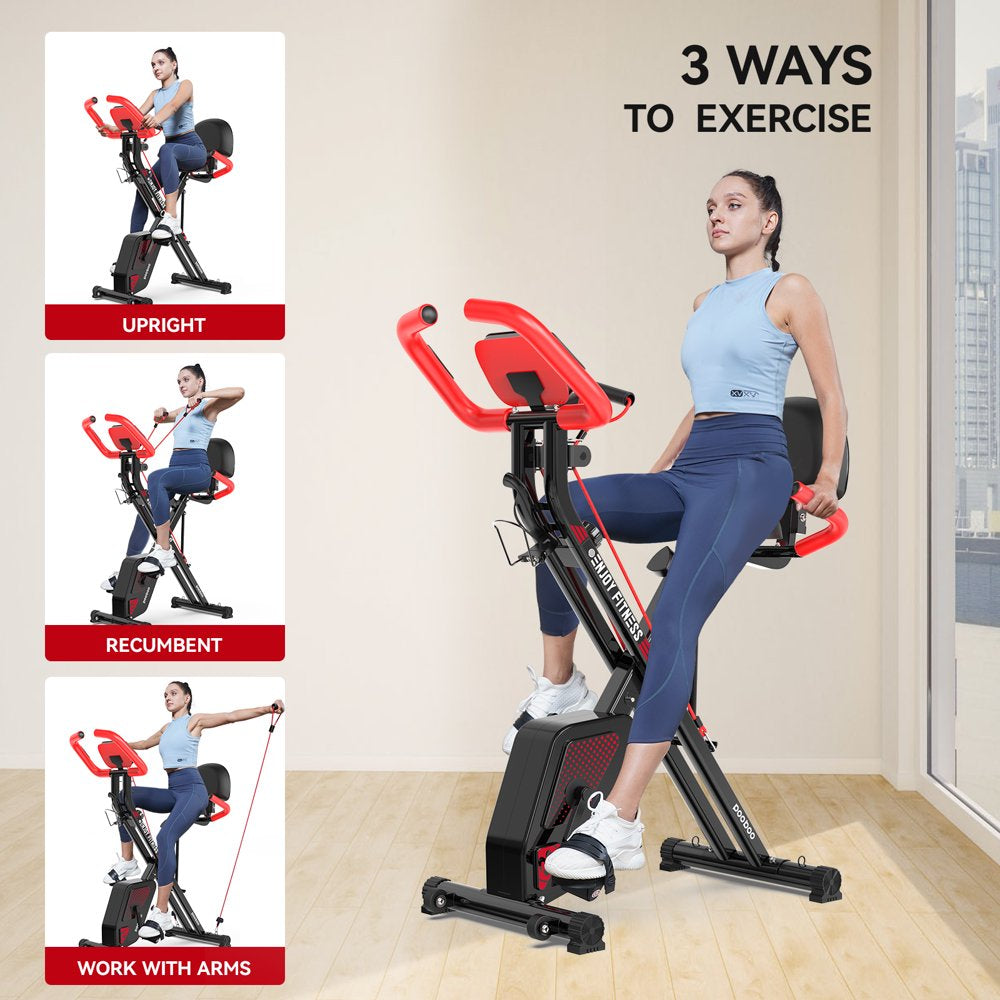 2025 Pooboo 3 In 1 Faltbare Heimtrainer Indoor Cycling Bike Workout 300Lb