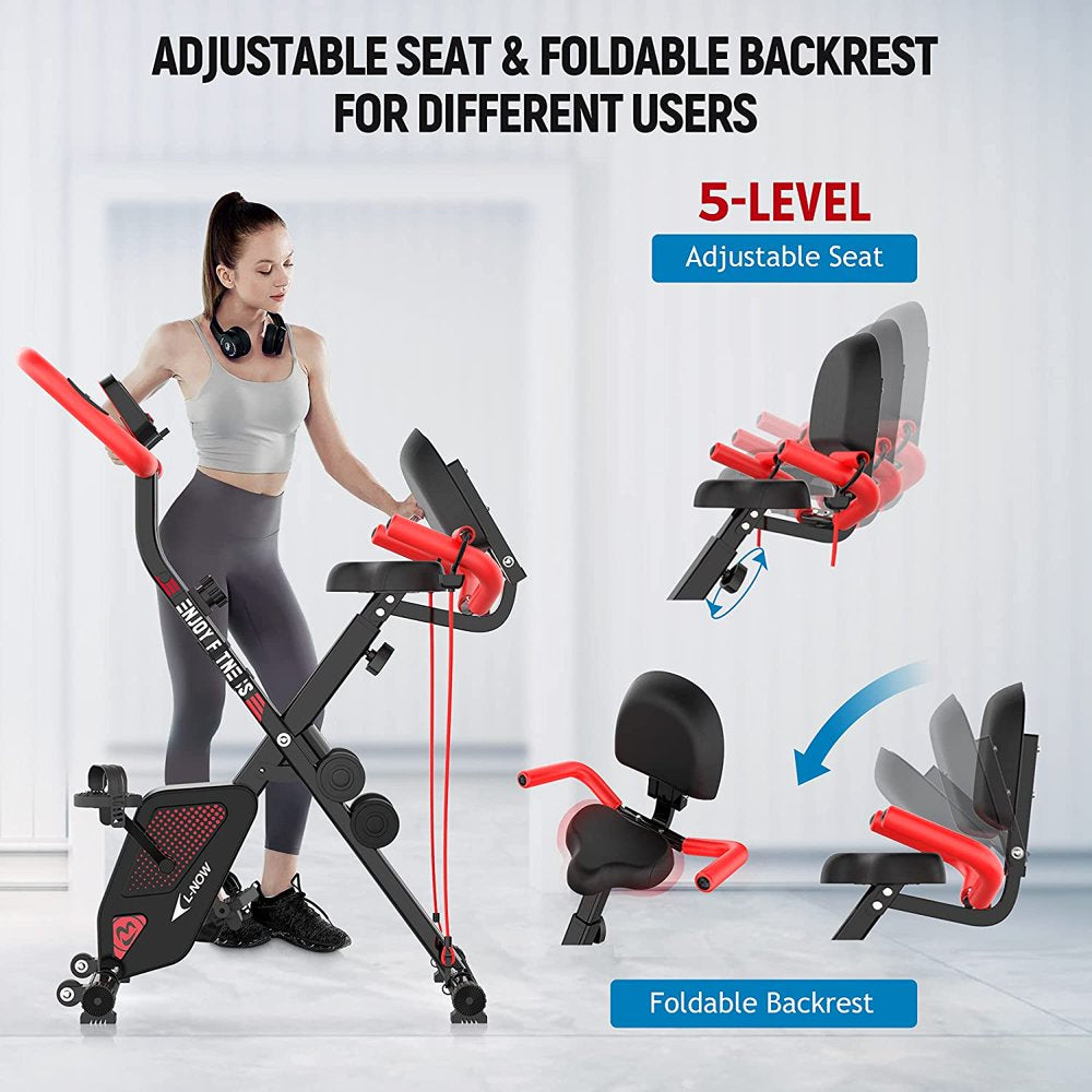 2025 Pooboo 3 In 1 Faltbare Heimtrainer Indoor Cycling Bike Workout 300Lb