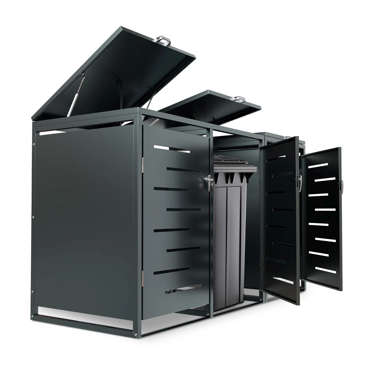 2025 Metall Mülltonnenbox Arel