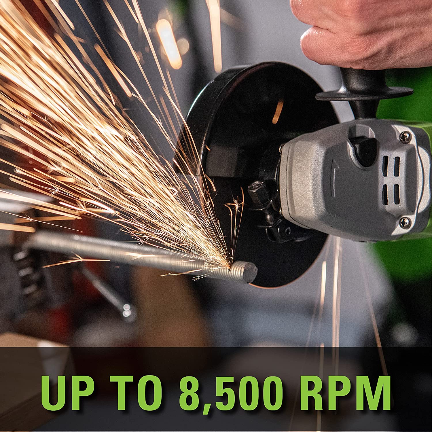 2025 24 V bürstenloser 4-1/2 Zoll Winkelschleifer, Akku und Ladegerät nicht im Lieferumfang enthalten 3100502AZ