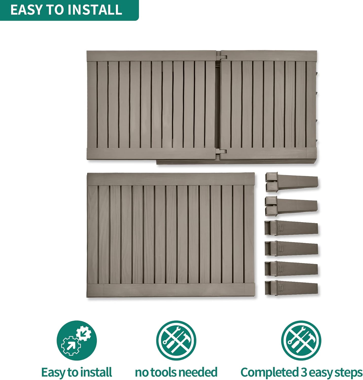 2025 Chaiselongue-Stühle für den Außenbereich, 4er-Set mit verstellbarer Rückenlehne, stabile Liegen für Terrasse und Poolrand, einfache Montage, wasserdicht und leicht mit einer Tragfähigkeit von 120 kg, schwarz