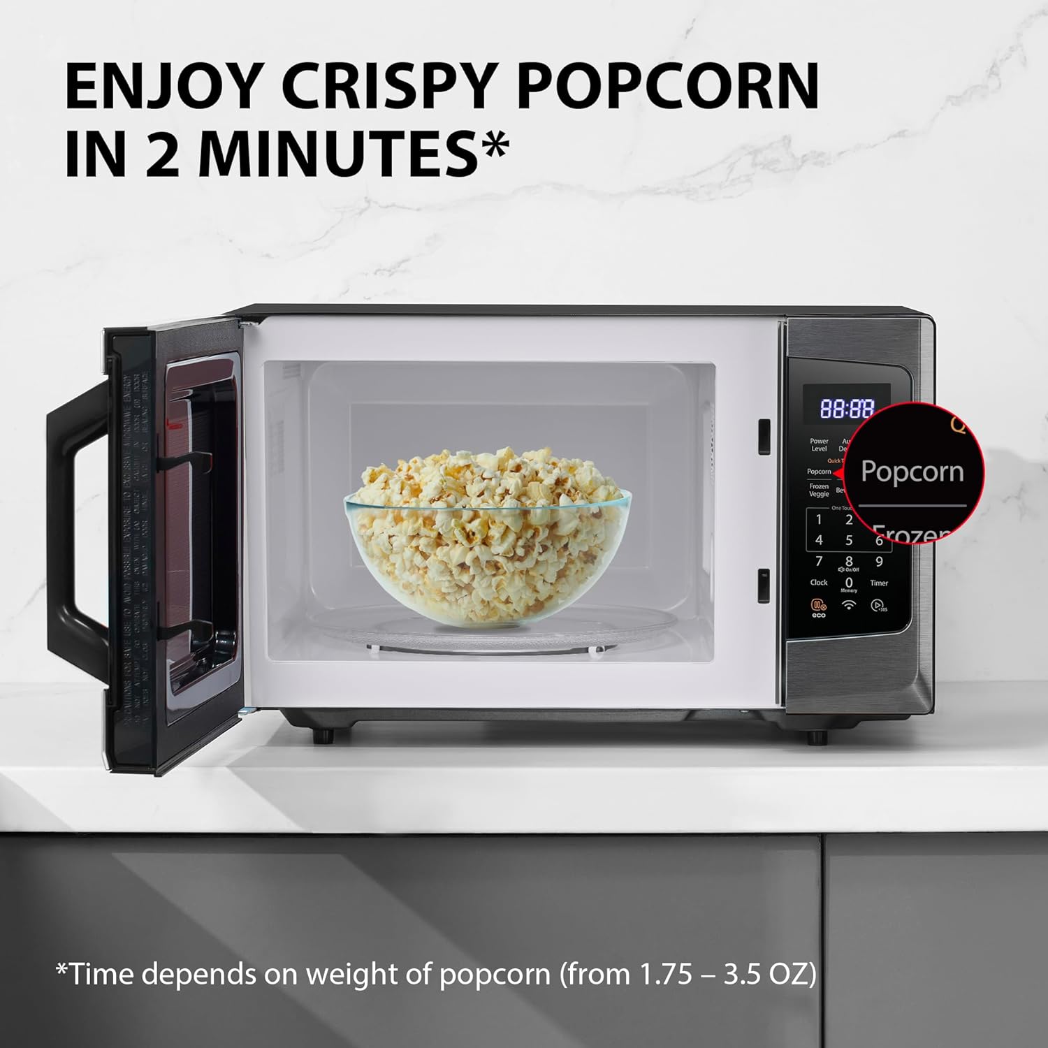 2025 TOSHIBA 4-in-1 ML-EC42P(SS) Mikrowellenherd für die Arbeitsplatte, Smart Sensor, Konvektion, Heißluftfritteuse-Kombination, Stummschaltfunktion, Positionsspeicher, 13,6