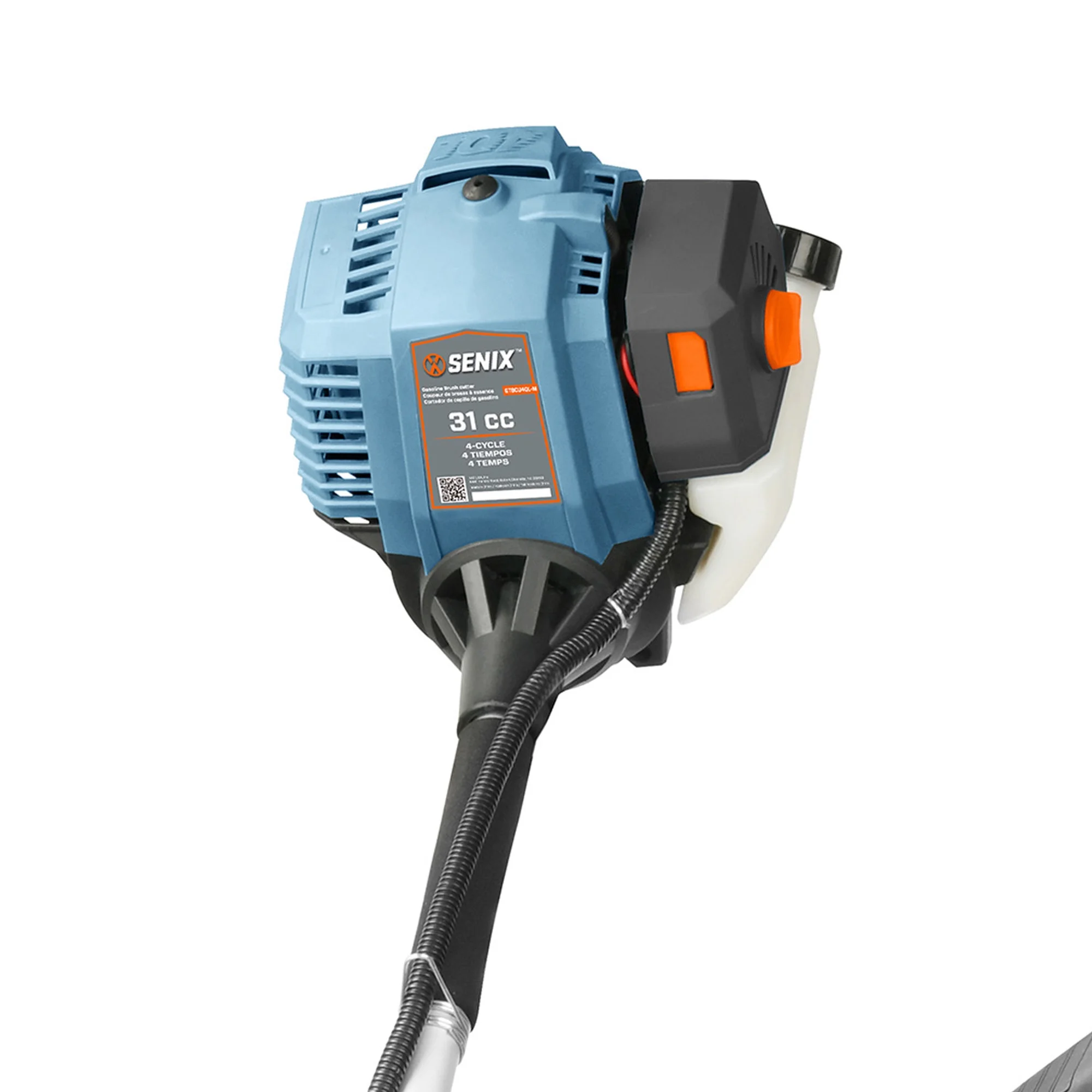 2025 SENIX 31 cc 4-Takt Benzinbetriebener Freischneider, 10 Zoll, 17,7 Zoll Schnittbreite, Stoßvorschub, GTBCU4QL-M