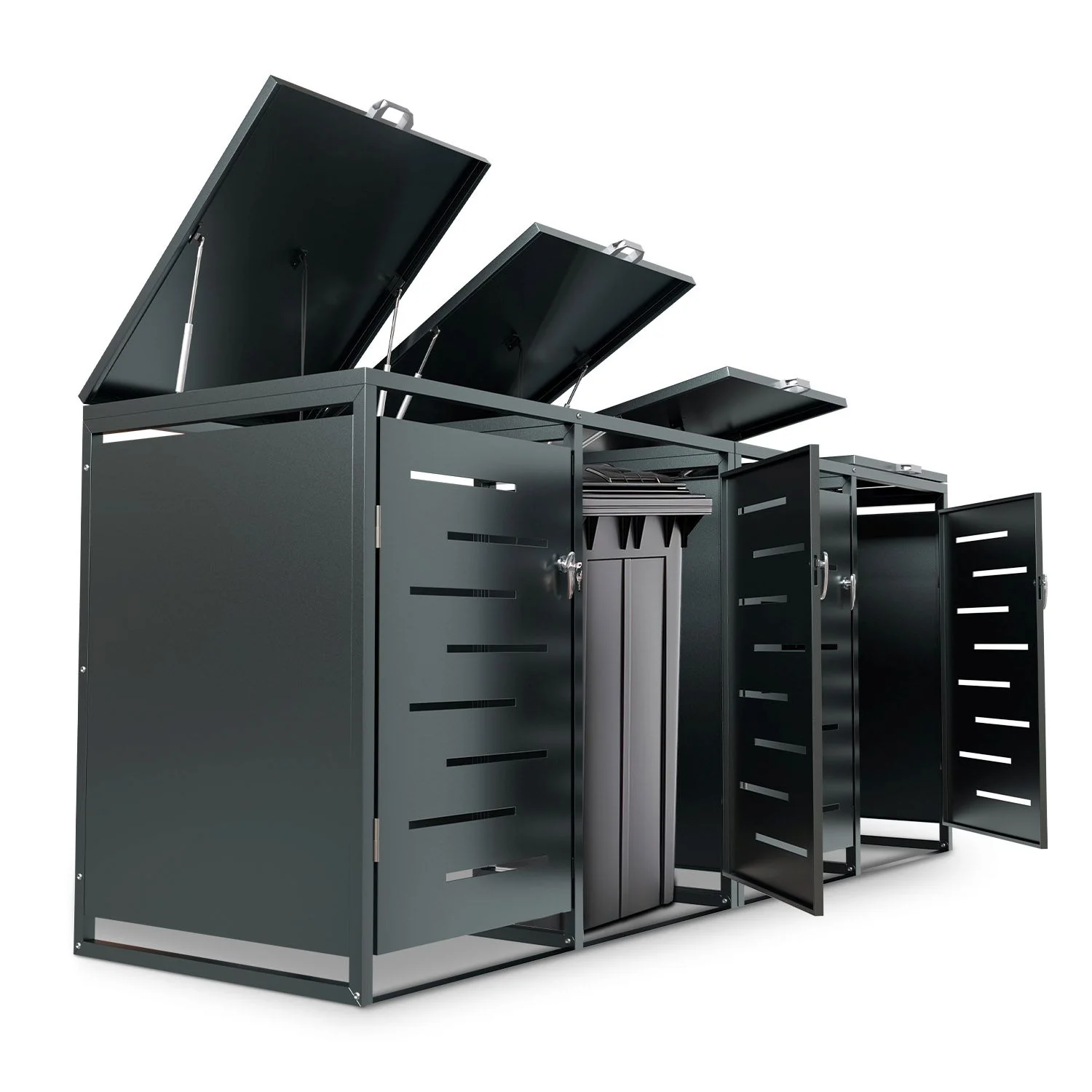 2025 Metall Mülltonnenbox Arel