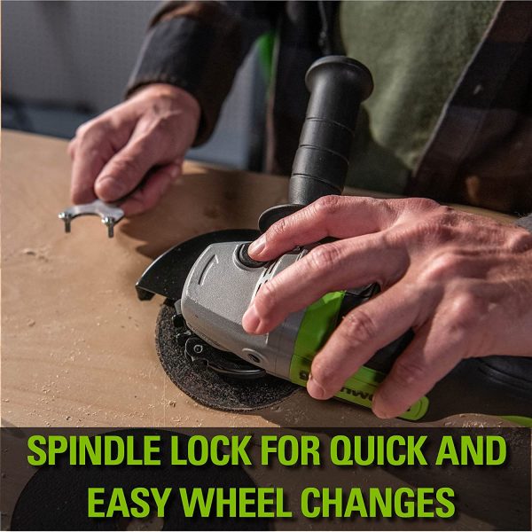 2025 24 V bürstenloser 4-1/2 Zoll Winkelschleifer, Akku und Ladegerät nicht im Lieferumfang enthalten 3100502AZ