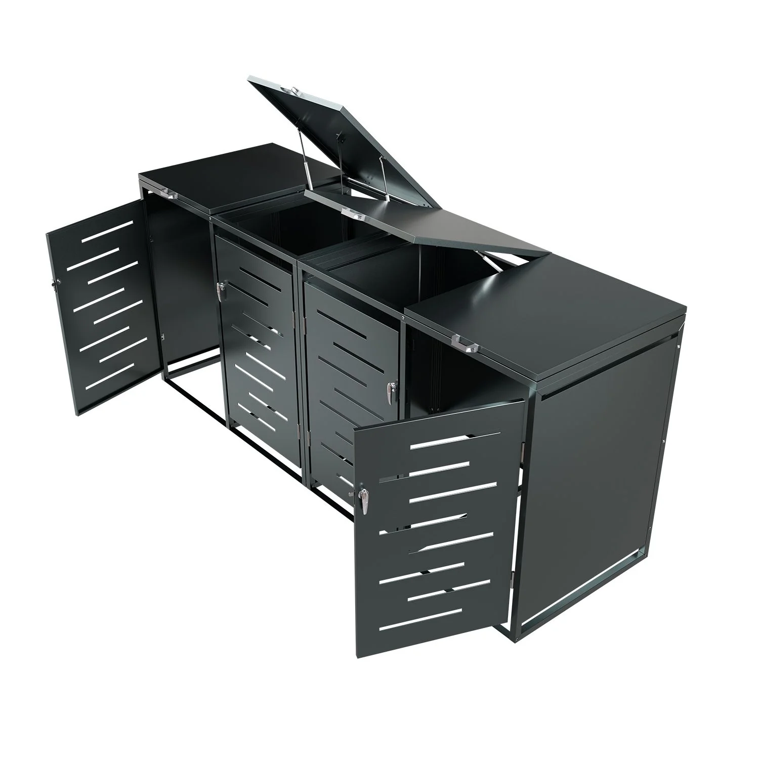 2025 Metall Mülltonnenbox Arel