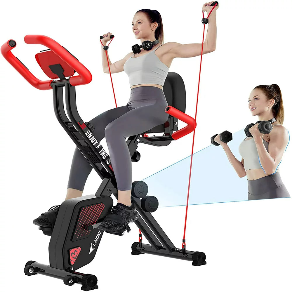 2025 Pooboo 3 In 1 Faltbare Heimtrainer Indoor Cycling Bike Workout 300Lb