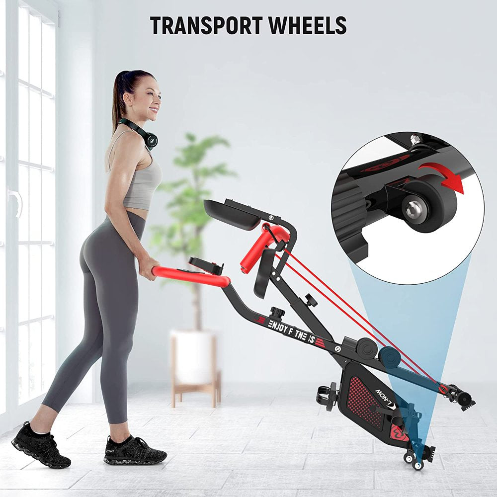 2025 Pooboo 3 In 1 Faltbare Heimtrainer Indoor Cycling Bike Workout 300Lb