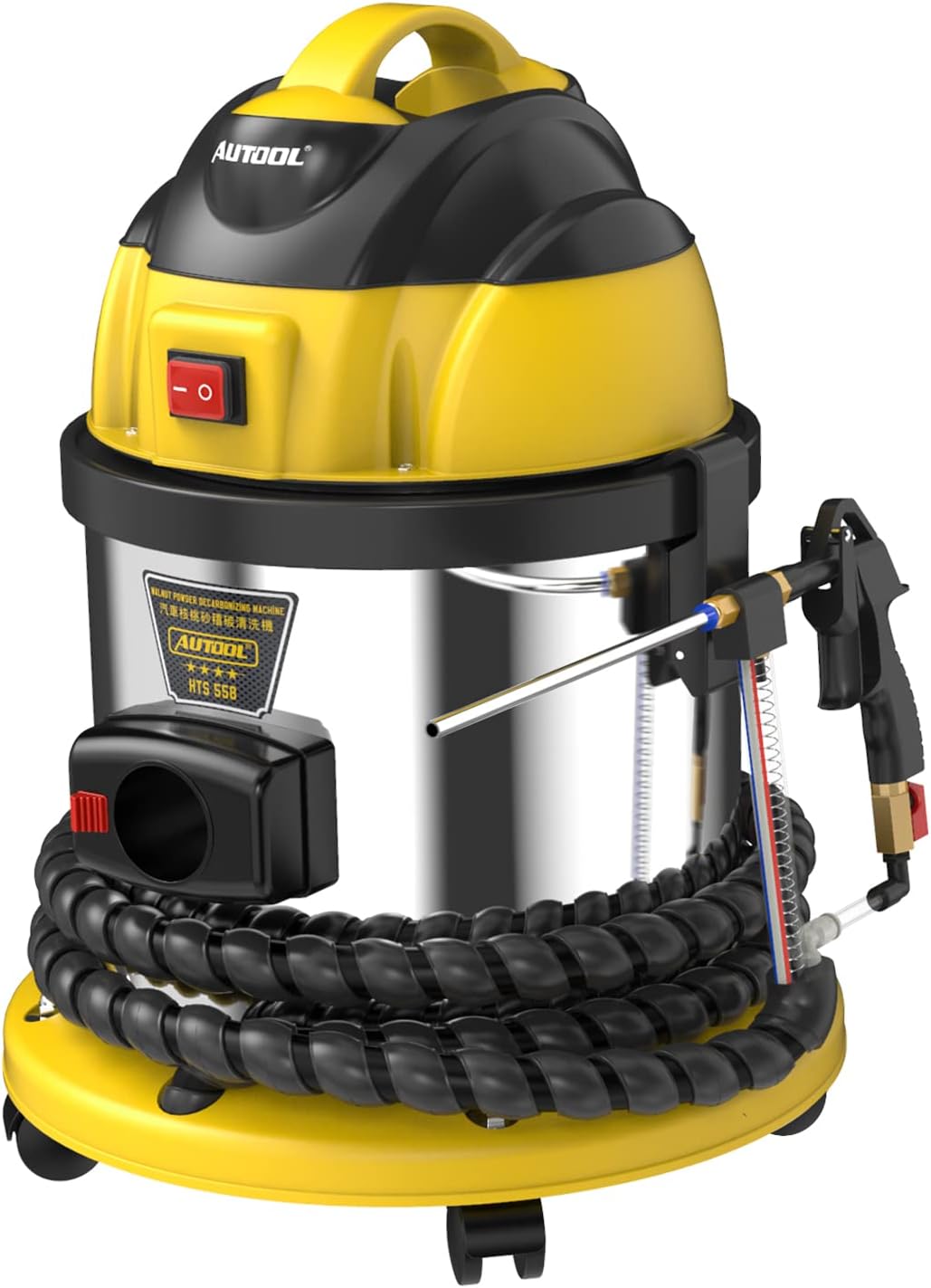 2025 Walnut Blaster, Reinigungsmaschine für Motoransaugventile, Kohlenstoffentferner für Automotoren, Walnusssand zur Reinigung von Kohlenstoffablagerungen mit Sieb zur Kohlenstofftrennung