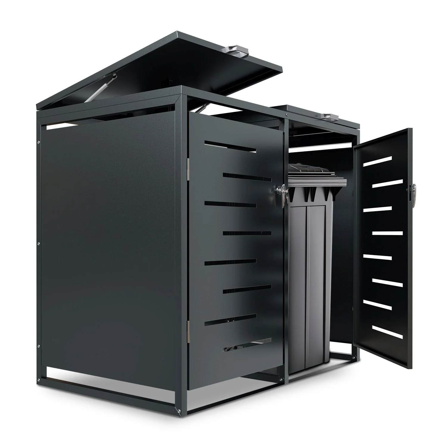 2025 Metall Mülltonnenbox Arel